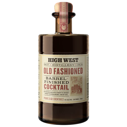 High West Distillery Old Fashioned Barrel Finished Cocktail 375 ML