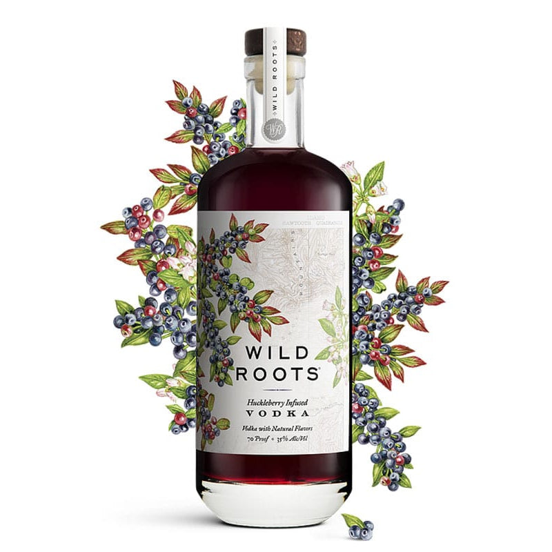 WILD ROOTS HUCKLEBERRY INFUSED VODKA 750 ml