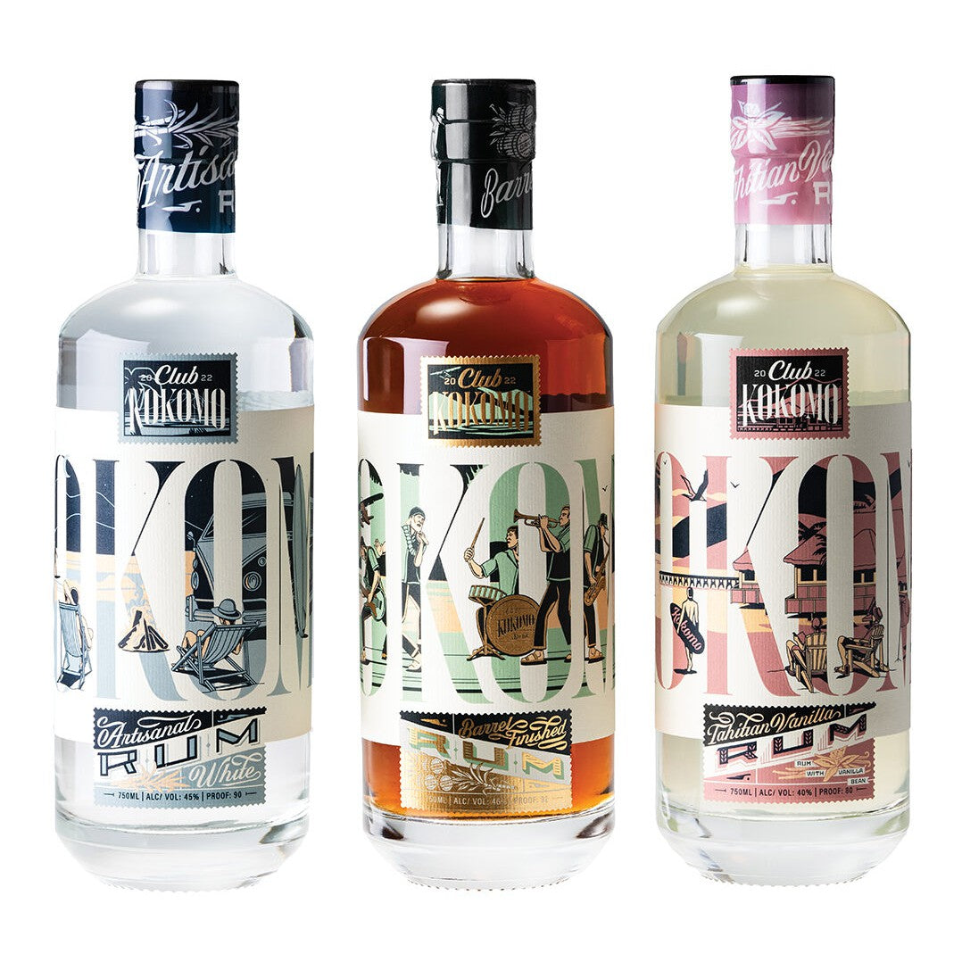 Club Kokomo Spirits - The Rum Collection 3 X 750 ml