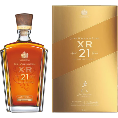 Johnnie Walker & Sons X.R Scotch Whiskey 21 Years