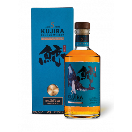 Kujira, 10 Years Old White Oak Virgin Cask Single Grain Ryukyu Whisky 700 ml