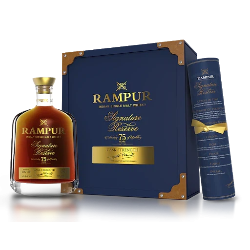 Rampur, Signature Reserve Cask Strength Single Malt Indian Whisky 750ml