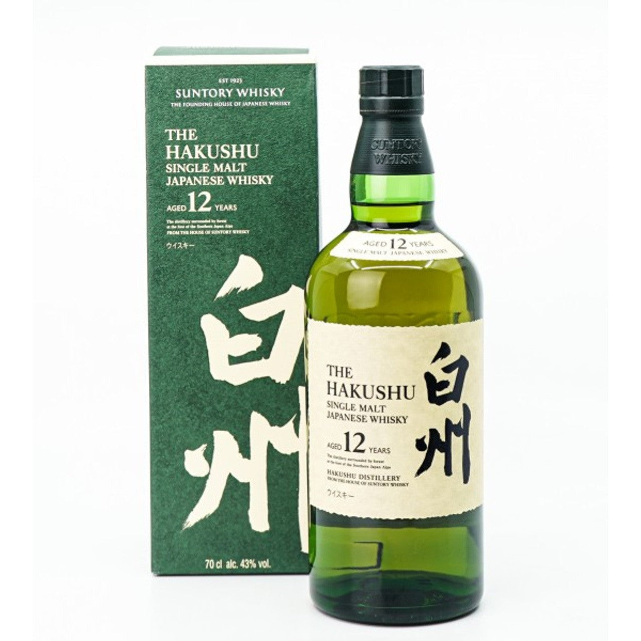 Suntory Hakushu 12 Years Old Japanese Single Malt Whisky 750 ML