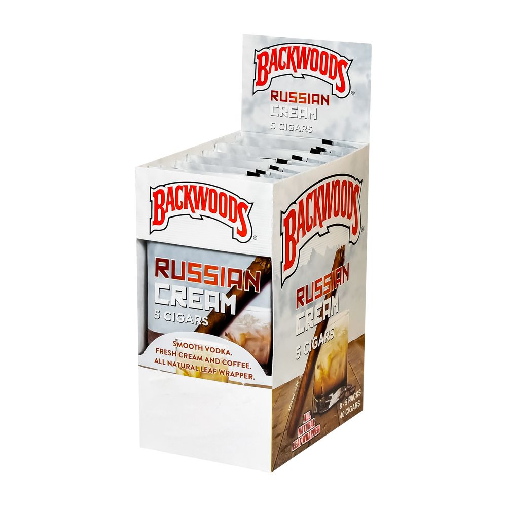 Backwoods Russian Cream 8 Packs of 5