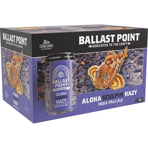 Ballast Point Brewing Co. Aloha Sculpin Hazy 6-Pack (12 FL OZ Per Can)