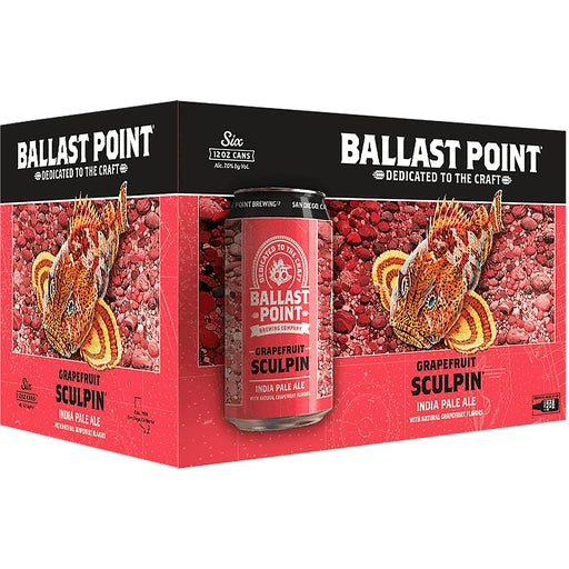 Ballast Point Brewing Co. Grapefruit Sculpin 6-Pack (12 FL OZ Per Can)