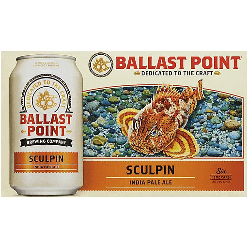 Ballast Point Brewing Co. Sculpin 6-Pack (16 FL OZ Per Can)