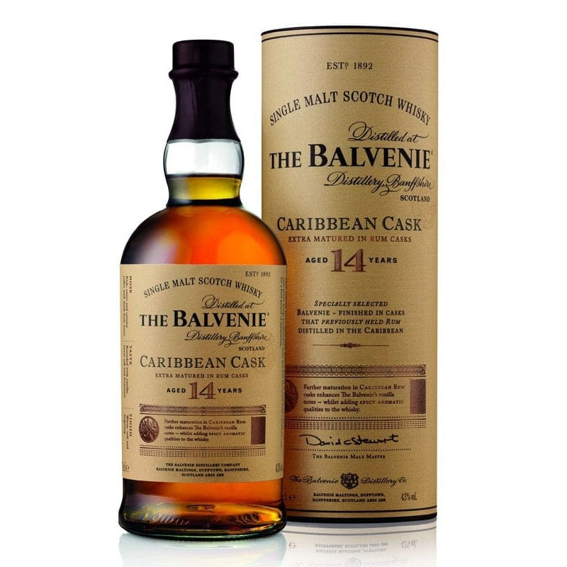 Balvenie Caribbean Cask 14 Year Scotch Whiskey 750ml