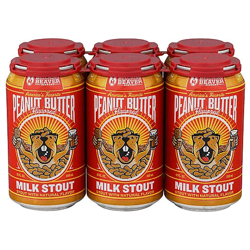 Beaver Brewery Peanut Butter Flavored Milk Stout 6-Pack (12 FL OZ Per Can)