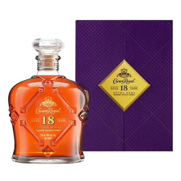 CROWN ROYAL 18 YEAR OLD EXTRA RARE 750 ML