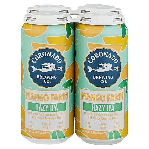 Coronado Brewing Co. Mango Farm 4-Pack (16FL OZ Per Can)