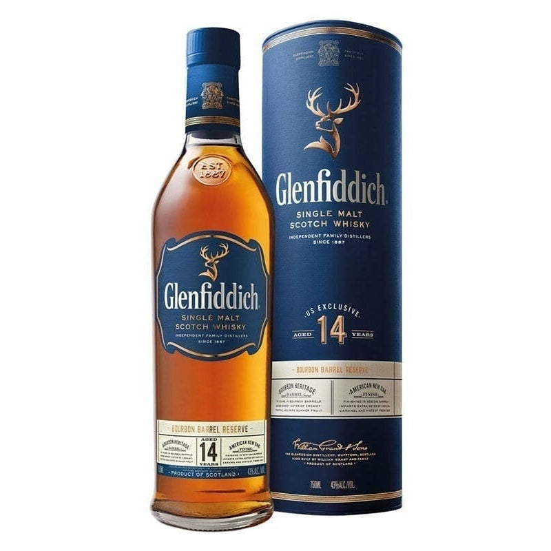 Glenfiddich 14 Year Old Scotch Whiskey 750ml