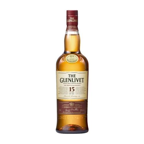 Glenlivet 15 Year Single Malt Scotch Whiskey 750ml