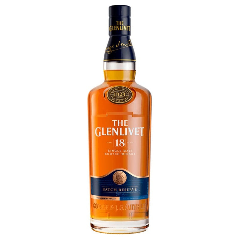 Glenlivet 18 Year Single Malt Scotch Whiskey 750ml