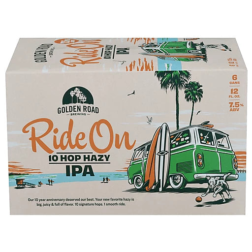 Golden Road Brewing 10 Hop Hazy IPA 6-Pack (12 Fl OZ Per Can)