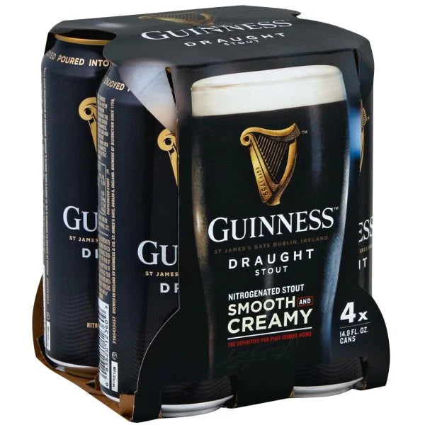 Guinness Draught Stout 4-Pack (14.9 FL OZ Per Can)