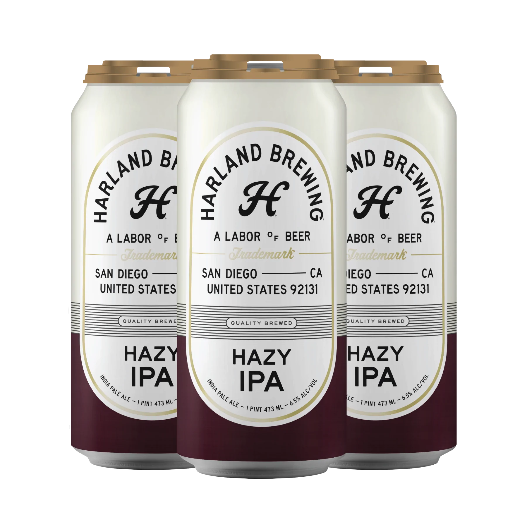 Harland Brewing Hazy IPA 4-Pack (16 FL OZ Per Can)