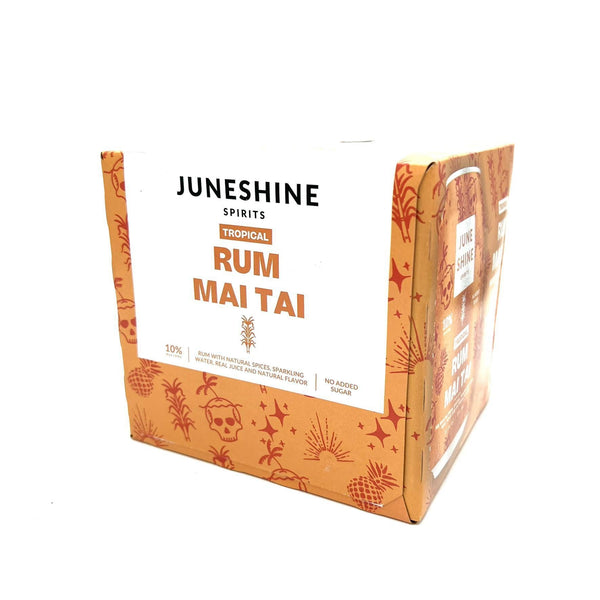 June Shine Tropical Rum Mai Tai 4-Pack (12 FL OZ Per Can)
