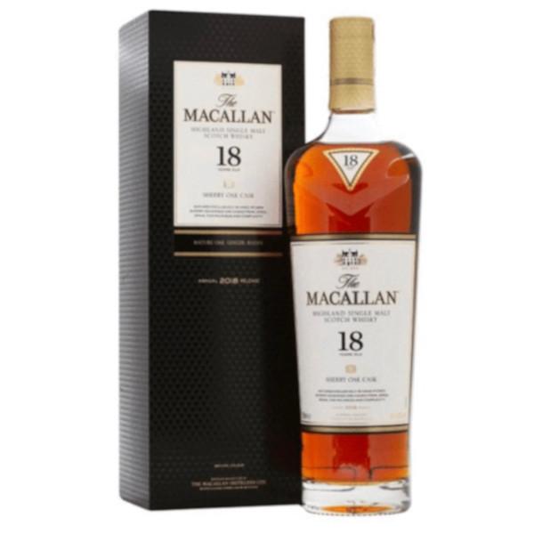 MACALLAN 18 YEARS SHERRY OAK SCOTCH 750ML 2022