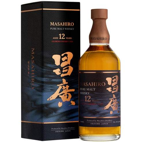 Masahiro 12 Year Old Oloroso Sherry Cask Finish Pure Malt Whisky 750 ml