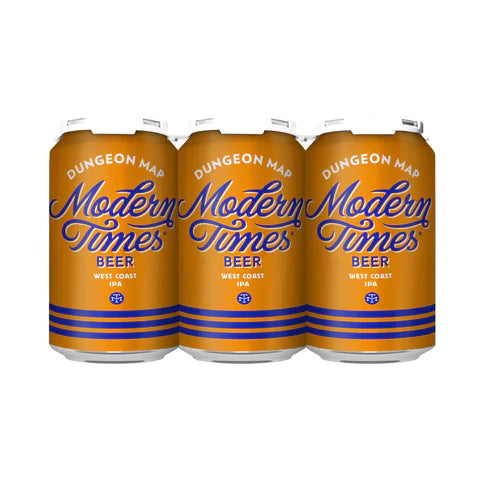 Modern Times Beer Dungeon Map 6-Pack (12 FL OZ Per Can)