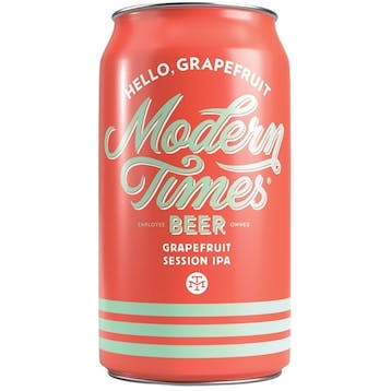 Modern Times Beer Hello, Grapefruit 6-Pack (12 FL OZ Per Can)