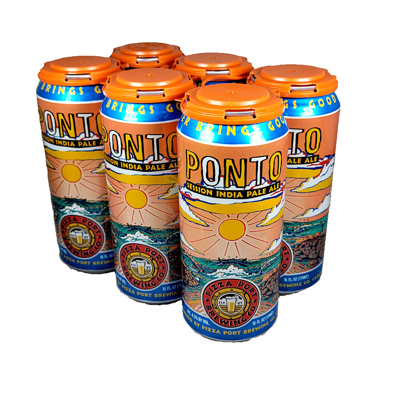 Pizza Port Brewing Co. Ponto 6-Pack (16 FL OZ Per Can)