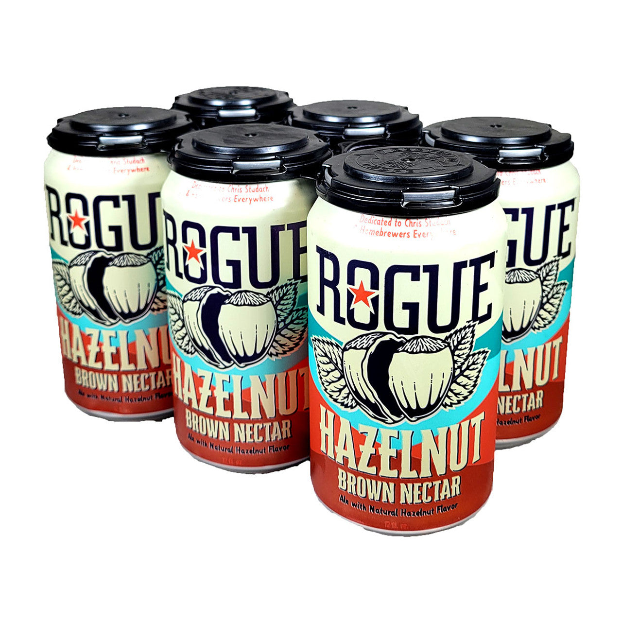 Rogue Hazelnut Brown Nectar 6-Pack (12 FL OZ Per Can)