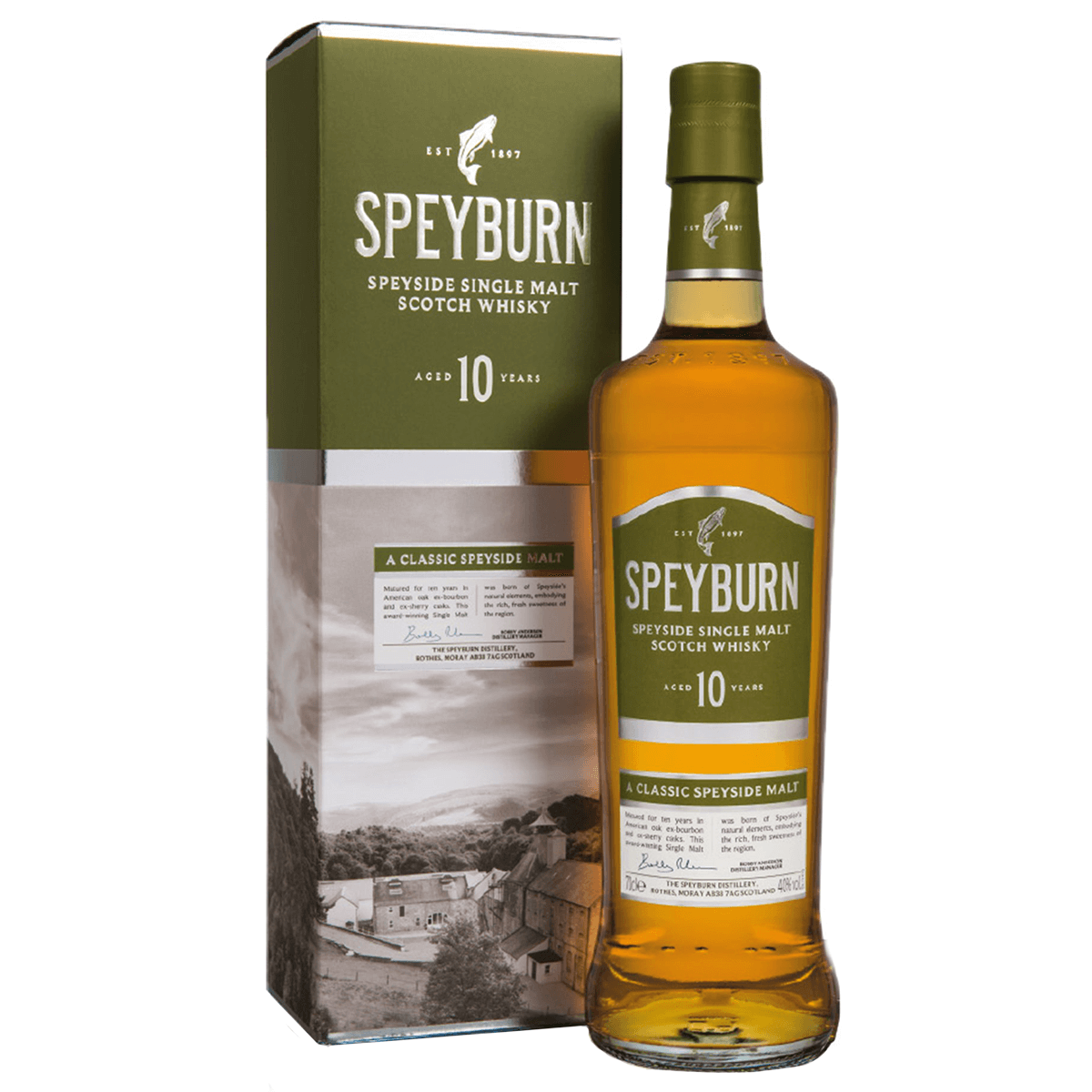 SPEYBURN 10 YEAR SINGLE MALT SCOTCH WHISKY – 750ML