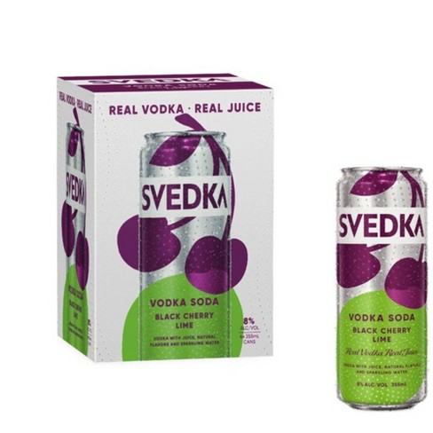 Svedka Vodka Soda Black Cherry Lime 4-Pack