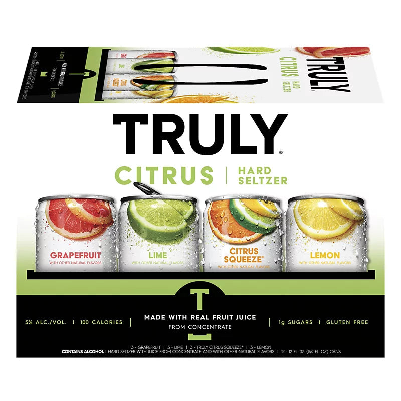 Truly Citrus 12-Pack (12 FL OZ Per Can)