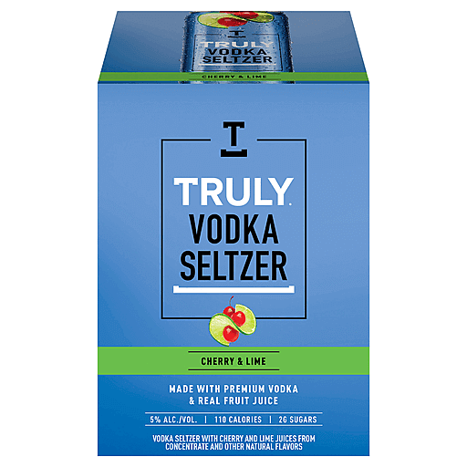 Truly Vodka Seltzer Cherry & Lime 4-Pack (12 FL OZ Per Can)