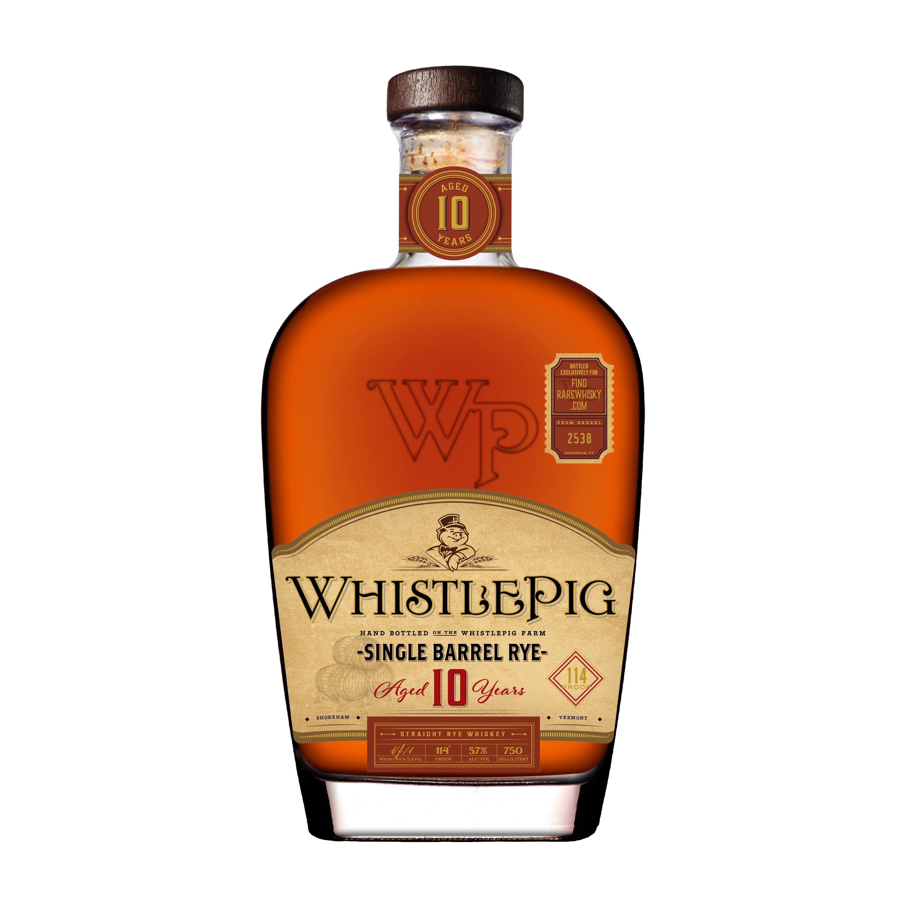 Whistlepig 10 Year -Single Barrel Rye - 750 ml