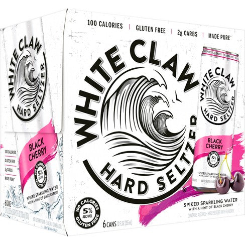 White Claw Black Cherry 6-Pack (12 FL OZ Per Can)