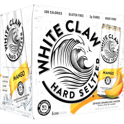 White Claw Mango 6-Pack (12 FL OZ Per Can)
