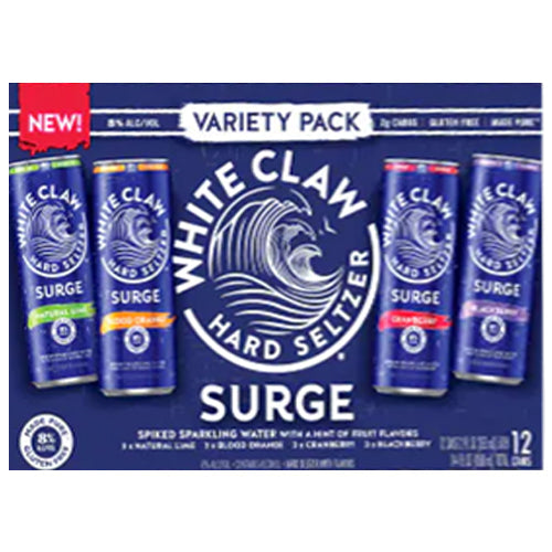 White Claw Surge Variety Pack 12-Pack (12 FL OZ Per Can)